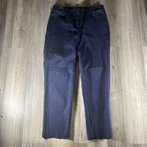 J McLaughlin Blue Ankle Length Cotton Modal Blend Dress Pants Size 4